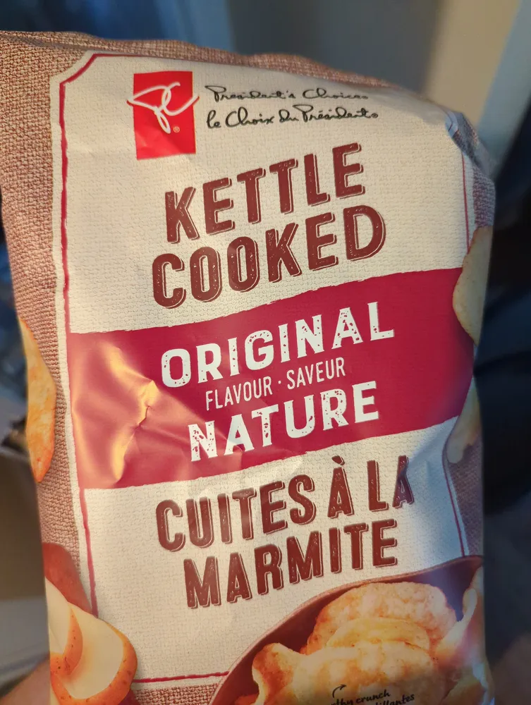 kettle cooked potato chips plain