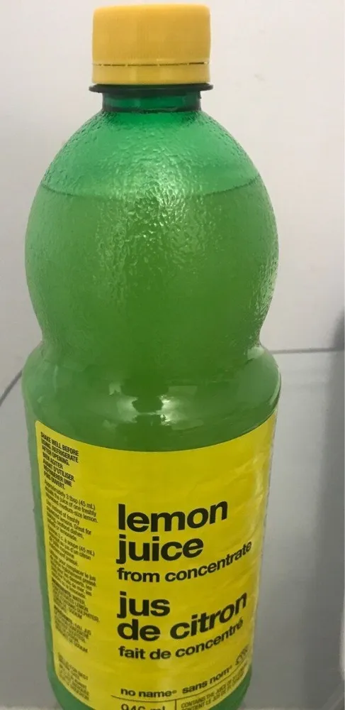 lemon juice from concentrate