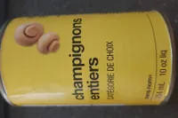 Champignons entiers