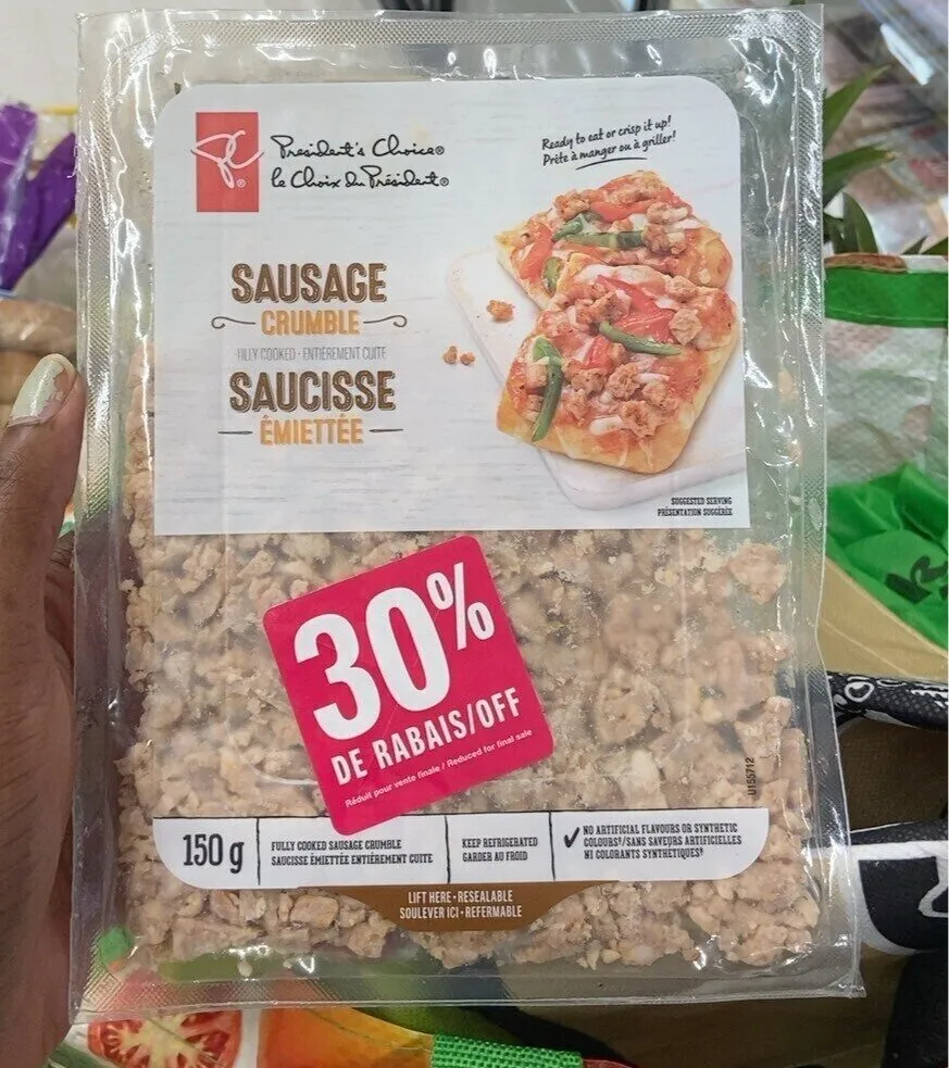 Sausage crumble