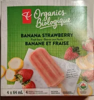 Barres au fruit banane fraise