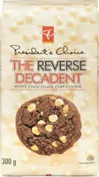 The reverse decadent white chocolate chip cookie