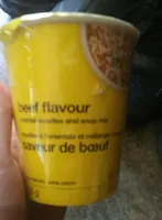 Beef flavor oriental noodle and soup mix