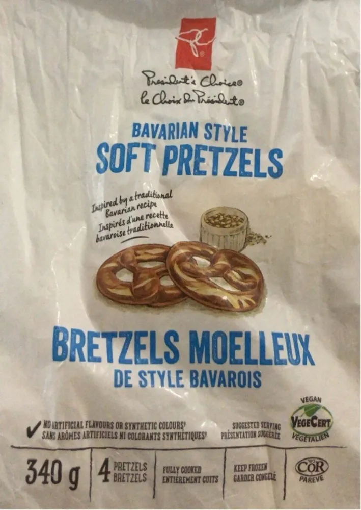 Bavarian style soft pretzels