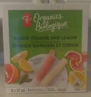 Blood Orange and Lemon Fruit Pops