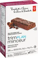 Trim plan chocolatey mocha meal replacement bars