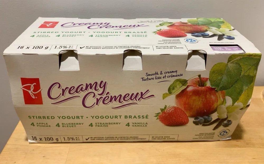 Yogourt brassé crémeux