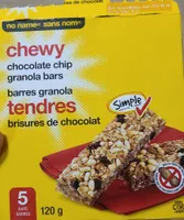 Chewy Chocolat Chip Granola Bars