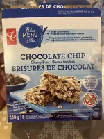 Barre tendre menu bleu