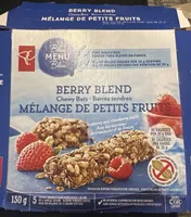 PC Blue Menu Berry Blend Chewy Bars