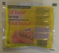 All Beef Hot Dogs