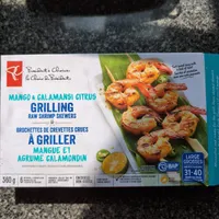 Mango Calamasi Citrus Grilling Raw Shrimp Skewers