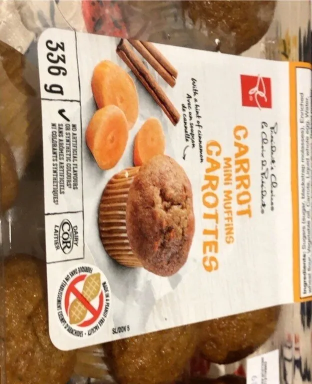 Mini muffins carottes
