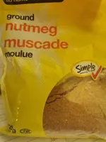 Nutmeg, Ground