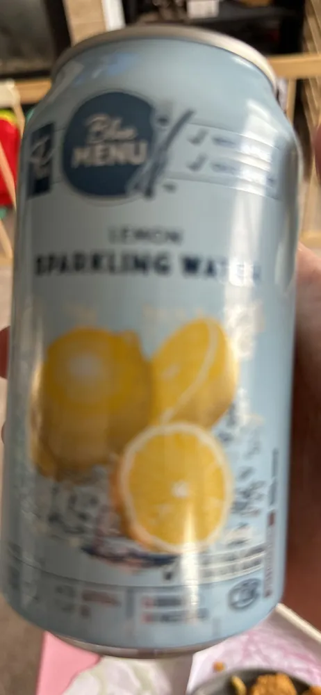 Eau pétillante citron
