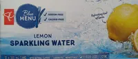 Lemon sparkling water