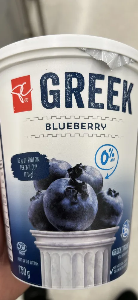 Greek yogurt Blueberry