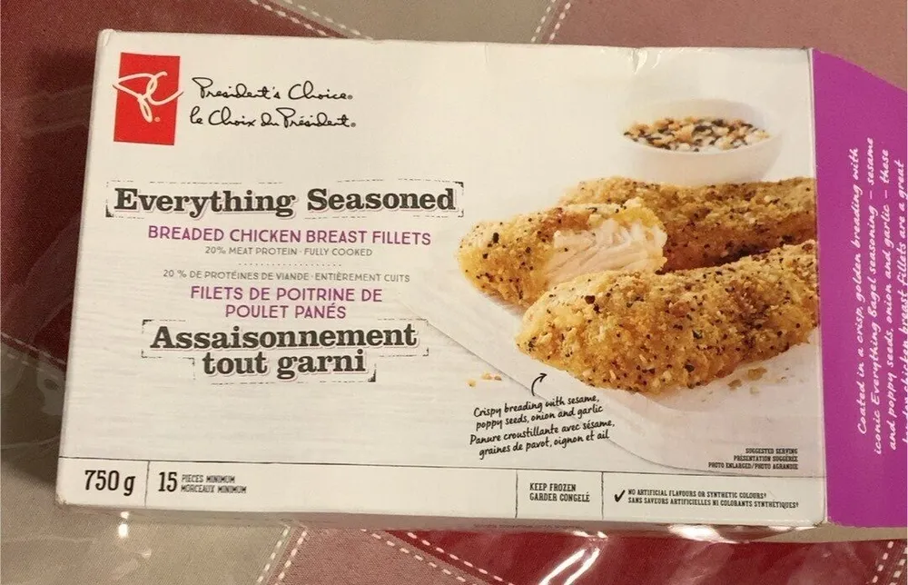 Breaded chicken breast fillets