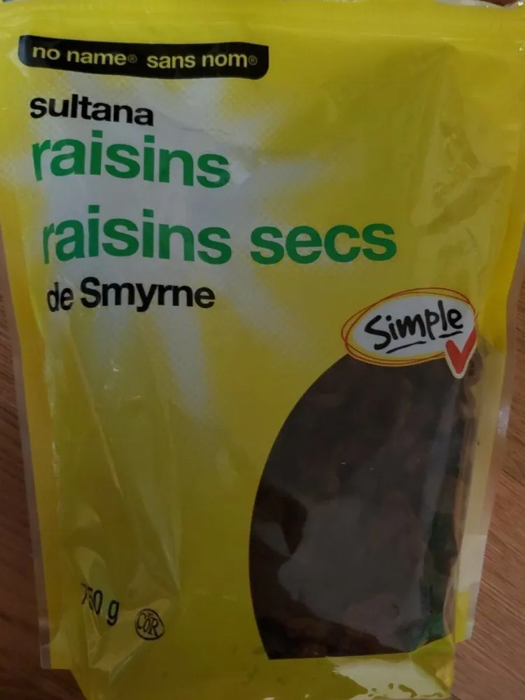 Sultana raisins