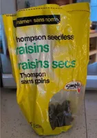 Raisins secs Thomson