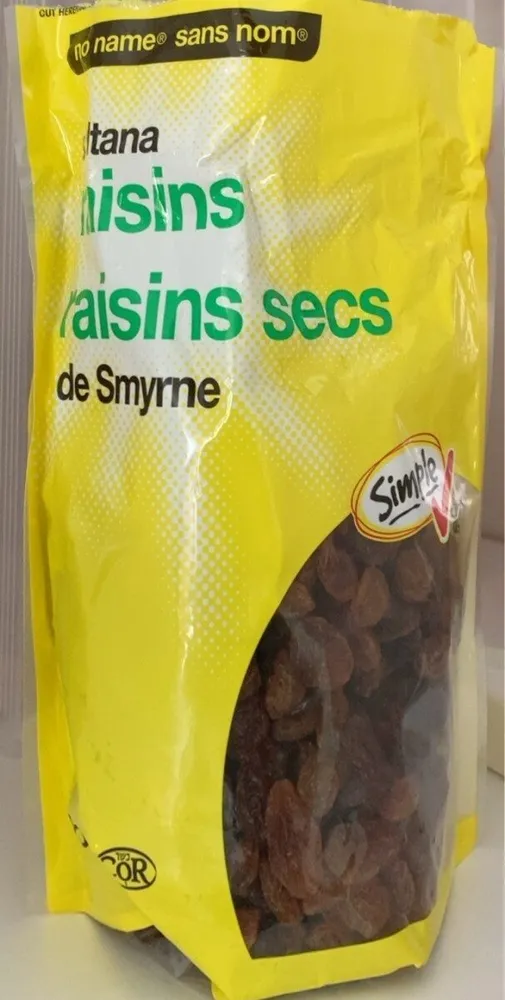 Sultana raisins
