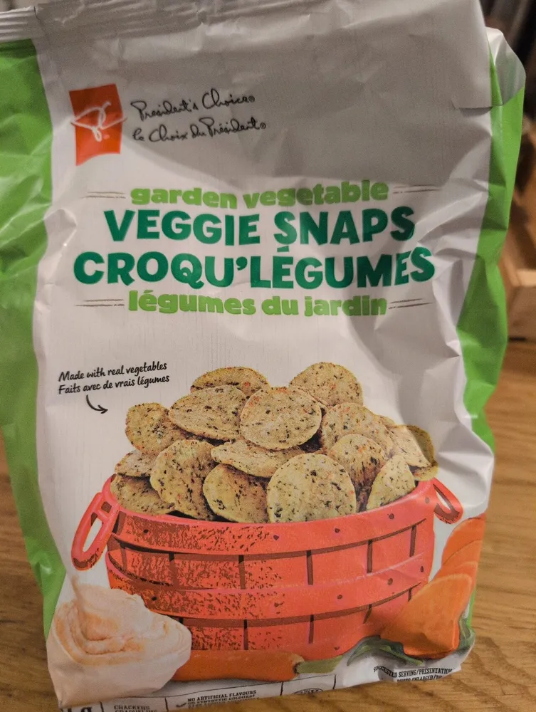 presidents choice veggie snaps
