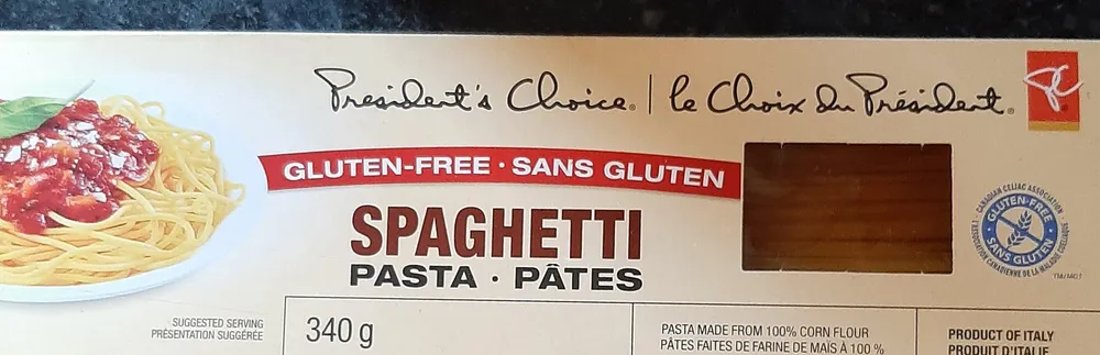 Spaghetti sans gluten