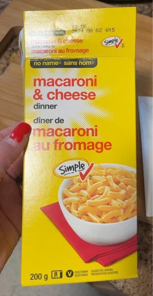 macaroni & cheese dinner