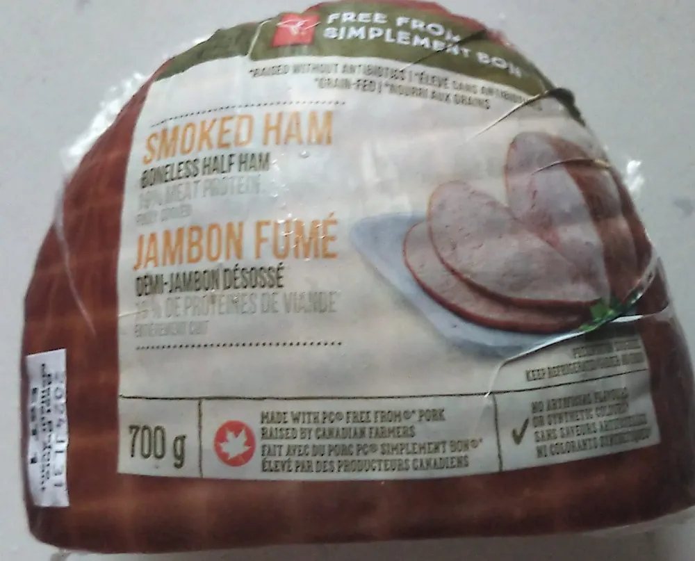 Smoked Half Ham 19% Meat Protien - Fully Cooked