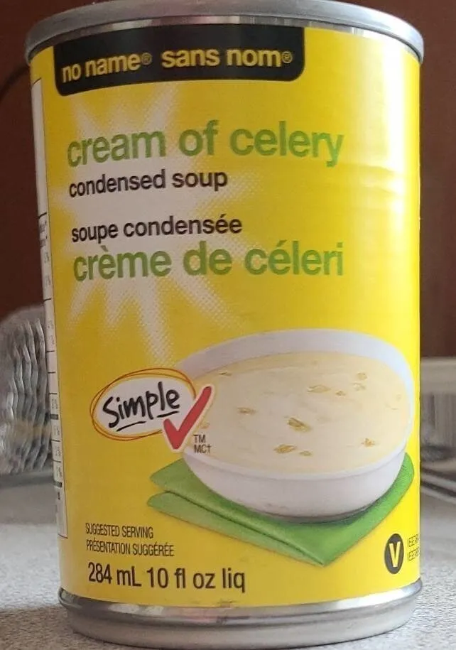 Cream of celery condensed soup
