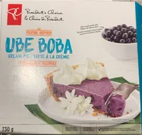 Ube Boba cream pie