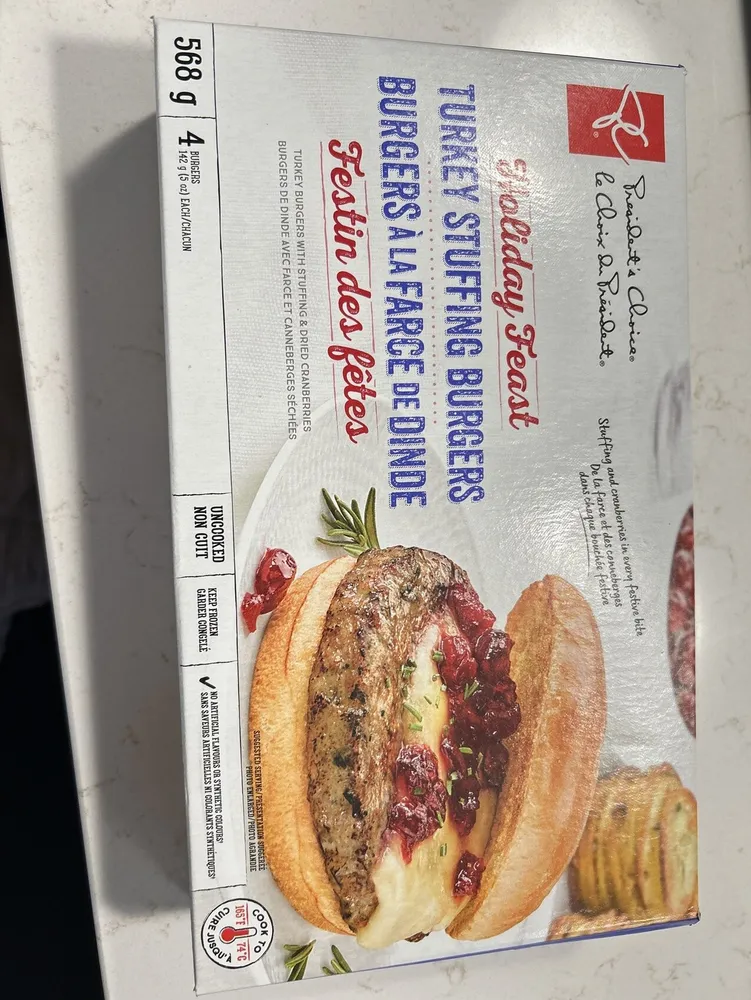 Turkey Stuffing Burger