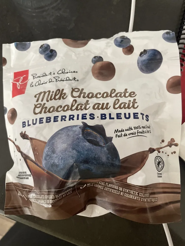 Milk Chocolate Blueberries