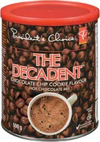 The decadent chocolate chip cookie flavour hot chocolate mix