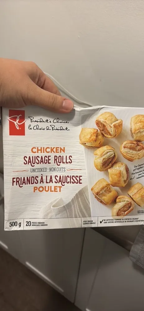 Savoury cocktail sausage rolls