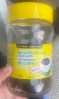 Instant coffee decaffeinated