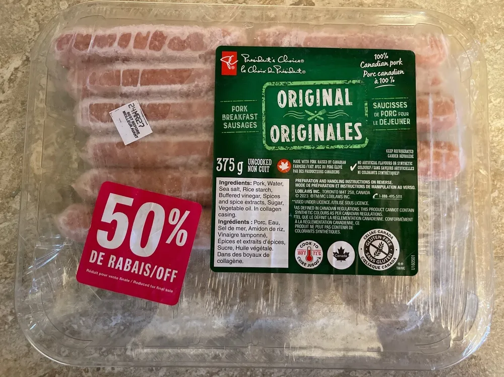 Pork Breakfast Sausages