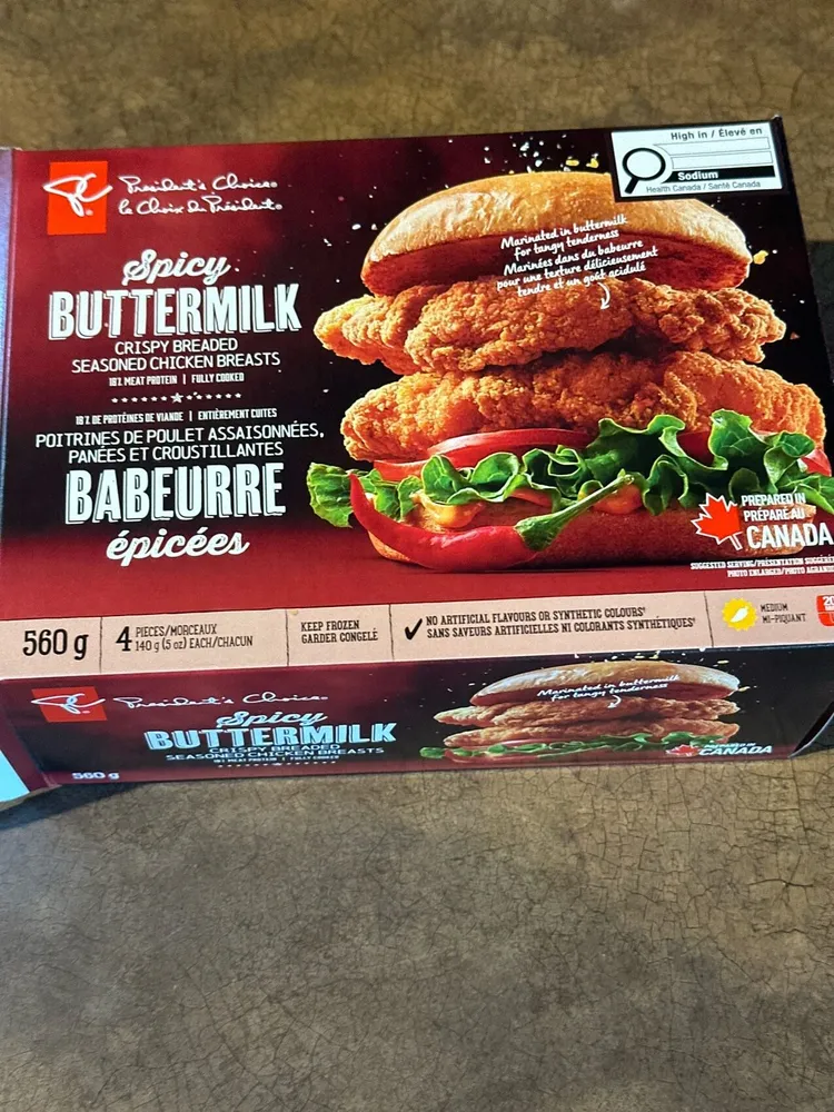 Spicy Buttermilk Crispy Breaded Seasoned Chicken Breasts