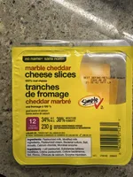 marble cheddar cheese slices