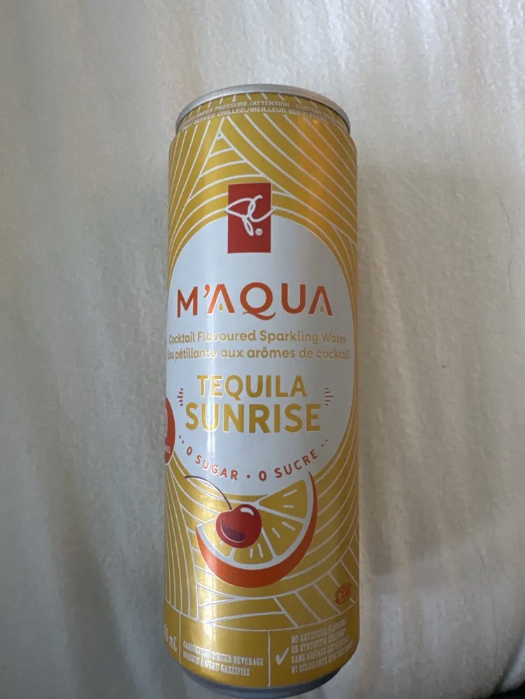 M’AQUA tequila sunrise mocktail