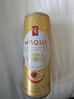 M’AQUA tequila sunrise mocktail