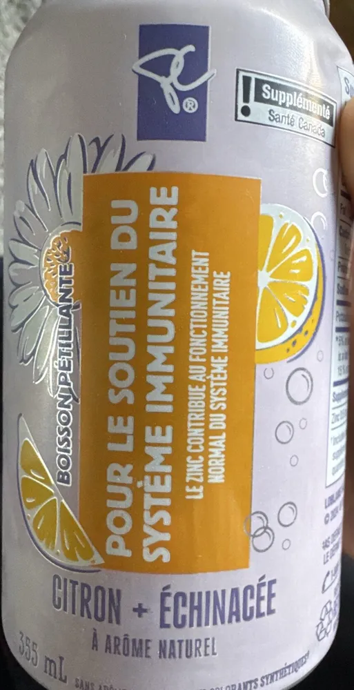 Lemon Echinacea Sparkling Water