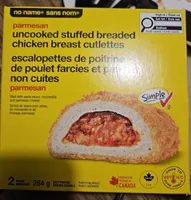 Escalopettes De Poitrinr De Poulet Farcies Et Panées