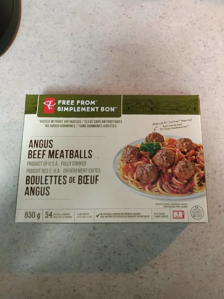 Angus beef meatballs