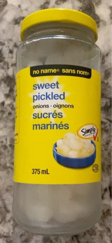 Sweet pickled onions