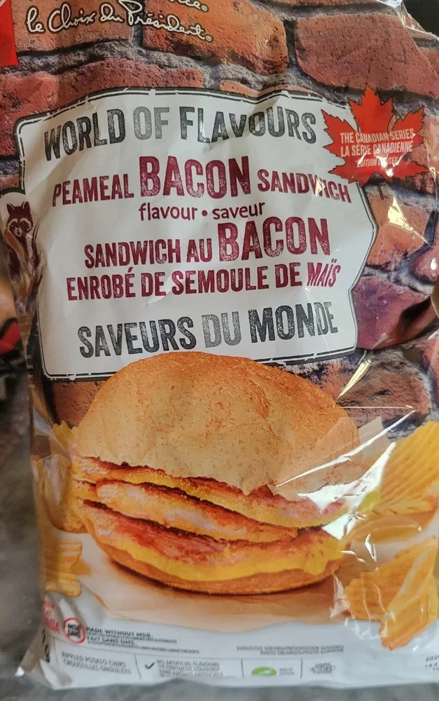 World Of Flavours Peameal Bacon Sandwich Flavour