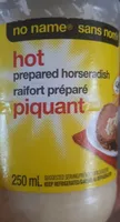Hot prepared horseradish