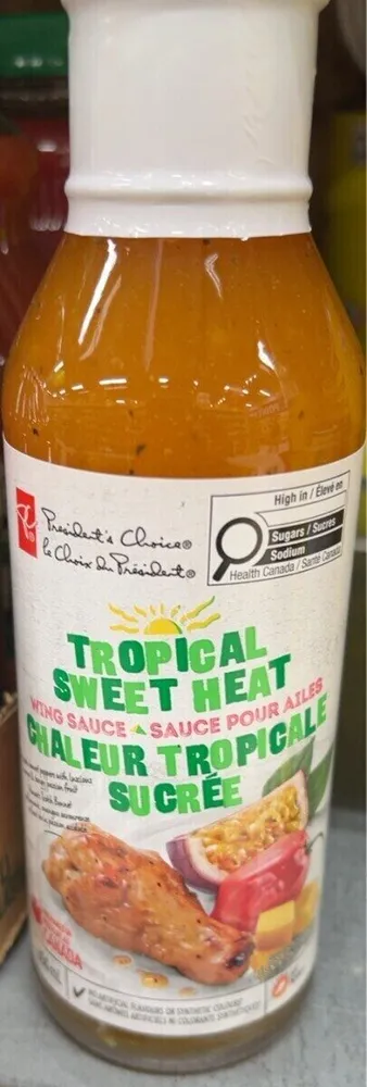 Sauce pour ailes tropical