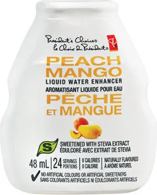 Peach mango liquid water enhancer