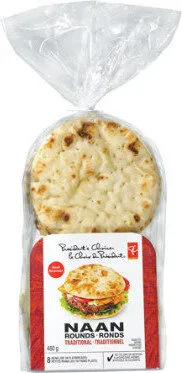 Traditional naan rounds